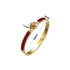 designer Bangle bracelets jewelry for women style 18k gold silver bracelets Wristband Cuff Chain Design Jewelry Crystal silver torque bangle girl Gift