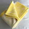 Детская дизайнерская зимняя червя H одеяла девочки Baby Yellow Cilous Topel Topel Share Wool 100140 см. Новый ребенок подходит для роскошных лошадей.