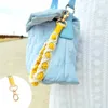 Fleur macramé bracelet porte-clés Boho Bohème porte-clés sangle poignet lanière Bracelet porte-clés sac à main sac à dos charme Crochet