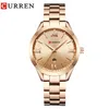 CURREN Gouden Horloge Vrouwen Horloges Dames 9007 Staal vrouwen Armband Horloges Vrouwelijke Klok Relogio Feminino Montre Femme CX20072269b