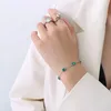 Link-Armbänder, koreanischer Modetrend, einzigartiges Design, Retro-eingelegtes Zirkonia-Titanstahl-Armband, Damen-Senior-Schmuck, Party-Geschenke, Großhandel