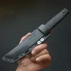 Portable Tanto Fixed Blade ABS Handle Knife Outdoor Camping Edc Multitool Survival Self Defense Knives Swiss Army Utility Tool