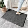 Tapis ménage commercial en caoutchouc intérieur extérieur grand paillasson facile à nettoyer tapis de porte résistant à l'usure grattoir à chaussures pour avant 231202