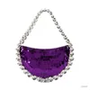 Sacs de soirée Sac à main pour femme cercle sacs de soirée à poignée supérieure sac de dîner de luxe perle florale strass sac Hobo pour fête de mariage 231204