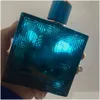 Anti-Perspirant Deodorant Luxury Brand Eros Mens Per 100Ml Blue Eau De Toilette Long Lasting Fragrance Spray Premeierlash Fast Ship Dr Dhh75