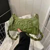 Feminino portátil padrão de crocodilo bolsa de ombro moda all-match quadrado saco maré 2023 novo pequeno verde vermelho saco FMT-4042