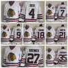 الزي الرجعية Chicago Blackhawks Jersey 1 Glenn Hall 3 Pierre Pilote 7 Esposito 21 Stan Mikita 16 Hull Mens Vintage CCM Stitched Hockey JE