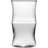 Wine Glasses High Borosilicate Glass Cup Bamboo Joint Appearance Latte Coffee Restaurant Water Breakfast