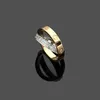 Brand New Cross Crystal Love Ring Fashion Couple Rings For Men And Women High Quality 316L Titanium Designer Rings Jewelry Gifts2641