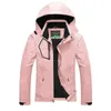 Women's Jackets Outdoor Waterproof Hiking Casual Windbreaker Hooded Coat 2023 Spring Autumn Breathable Tourism Mountain Clothing