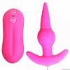 Vibradores Anal Vibrador Plug Masajeador de Próstata Cuentas Vibrantes 10 Modo Butt Sex Toys para Mujeres Hombres 231204