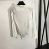 Chemise à col carré sexy pour femmes, t-shirt à manches longues, Slim, à la mode, de styliste, à Base classique