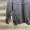 xinxinbuy Felpa con cappuccio da uomo firmata Felpa con lettera sfumata jacquard manica lunga da donna blu Nero bianco grigio XS-2XL