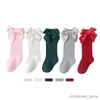 Kids Socks Children 0-5 years old Christmas socks Girls bow Princess stockings Baby cotton socks Fall and winter baby socks R231204