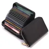 Card Holders Business Holder Wallet Women men Gray Bank ID 20 Bits PU Leather Protects Case Coin Purse263g