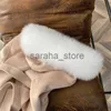 Schals 80CM Winter 100% Echt Fuchs Pelz Schal Gerade Kragen frauen Mantel Hut Warme Dekoration Trim Natürliche Fuchs Schals Luxus Dicken Schal J231204