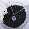 Pendants ITSMOS Natural Labradorite Amazonite Pendant Necklace Simple Waterdrop Stone Chain Elegant Jewelry For Women Romatic Gift