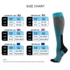 Men's Socks Compression 20-30mmHg Suitable For Women's Pregnancy Varicose Vein Care Running Gym Cycling Sports