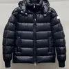 Men Puffer Jacket Winter Jacket Hat Detachable Down Jackets White Duck Down Winter Coat Fashionable Warm Coats 5 Sizes Available