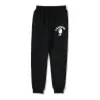 A BATHING A APE Men's Wide Fit Silhouette Sweat Pants COLLEGE Motif on Left Thigh