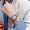 Montres pour femmes Mode en acier inoxydable femmes montre diamant luxe or femmes montres élégant haut de gamme affaires montre-bracelet 231204
