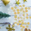 Decoração de festa decorações de natal floco de neve rodadas confetes aniversário casamento crianças inverno feliz natal desktop toss diy deco