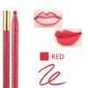 Läpppennor Vattentäta långvariga ögonbrynspennor Skala av Red Lip Pencil Eyebrow Tattoo Makeup Microblader Brow Pencil Makeup Tool 231204