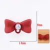 Studörhängen 10 stycken/set 14 8 mm bowknot hänge handgjorda diy smycken tillbehör