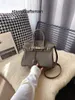 Echtes Leder Taschen Tasche Togo Grau Tasche Damen 2023 Neue Oberschicht Rindsleder Tasche Handheld