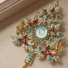 Kirks Christmas Tree Brooch مينا الحرف العتيقة في العصور الوسطى الصناعة الثقيلة المصنوعة يدويًا Tiktok 231015