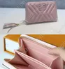 Topp Luxury Leather Purse Wallets Zipper Kvinnor stor kapacitet mode märkesdesigner plånböcker retro handväska för män kvinnliga korthållare mynt berömd koppling plånbok c