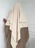 Ethnische Kleidung Eid Muslim Lange Khimar Hijabs Gebetskleidung Turban für Frauen Ramadan Wrap Overhead Schal Abaya Dubai Niqab Kopftuch