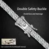 Chaîne Smyoue 4mm Tennis Bracelets pour femme 100% 925 argent Sterling pierres précieuses Bracelet mariage étincelles laboratoire diamant Bracelet 231204