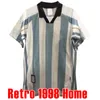 Retro ArGEntinEAns 1978 Soccer jerseys 85 86 91 93 Home Away MARADONA #10 1994 1996 2001 2004 Batistuta Riquelme HIGUAIN KUN AGUERO CANIGGIA AIMAR Football Shirts