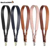 Genuine Leather Wide Shoulder Strap Brand Luxury Bag Strap Solid Color Adjustable Length 100cm-120cm Women Bag Accessories 220423254G