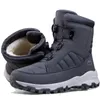 Laarzen Winter Sneeuw Mannen Vrouwen Roterende Knop Snowboots Waterdichte Outdoor Katoenen Schoenen Warm Houden Hoge Top Man Wandelen 231204