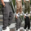 Pantalon d'été pour hommes, couleur unie, pantalon de Sport en plein air, pantalon de travail à poches, vêtements d'extérieur pour hommes, droit, résistant à l'usure