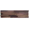 High-end Black Walnut Wood Slat Panel For Saudi Arabia Client 80x20cm 3D Wooden Panel Wall Decoration For Art Background Decor