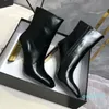 Neueste Luxus Designer Beste qualität Patent Leder Outdoor Casual Winter Frauen Schnee Knöchel Kuh Leder Heels Frau Pumpen