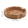 Dinnerware Sets Woven Fruit Basket Clothes Organizer Book Organizing Storage Practical Holder Toy Dessert Kitchen Wicker