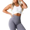 Yoga Outfit Nvgtn Seamless Sculpt Bra Top Spandex Woman Fitness Elastic Breathable Breast Enhancement Leisure Sports Underwear 231204