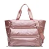 Kobiety Pink Yoga Mat Bag Waterproof Sport Gym Swimming Fitness Torebka Big Weekend Travel Bagage Baggage Bolsa Duffel Bags 280n
