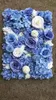 Dekorativa blommor Bröllopsmaterial El Bakgrund Decoration Rose Pion Embrodery Ball Silk Flower Plastic Grid Artificial Wall