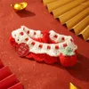 犬の首輪ペットネックカラーベビーキャット織りかわいいスカーフアクセサリーマペットゴールドレイヤー美しいよだれかけ