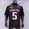 Jerseys Texas Tech TTU Football Jersey College Patrick Mahomes II Donovan Smith Tahj Brooks Jerand Bradley Loic Fouonji Bli