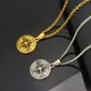 Collana con ciondolo in acciaio inossidabile placcato oro 18 carati Collana con ciondolo francese Torre Eiffel di Parigi per uomo donna