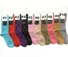 Designer Scars Mens Womens All-Match Cotton Socks Moving Modna Klasyczna marka Klasyczna kostka oddychająca długie skarpetki 3Pairs /A Box