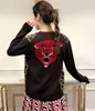 V-Neck luxury sweaters womens long sleeve Leopard cardigan designer sweater women