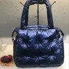 Sacos da noite Bolsa de luxo Mulheres Espaço Pad Algodão Pena Down Bag 2023 Outono Inverno Ombro Tote Lady Bucket Crossbody Messenger Pack