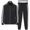 5 Herrspårsduits Designer Mens Tracksuit Luxury Men Sweatsuits Lång ärm klassisk modeficka som kör casual man kläder outfits byxor jacka två bit #017